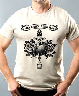 Valašský penicilin, černý potisk