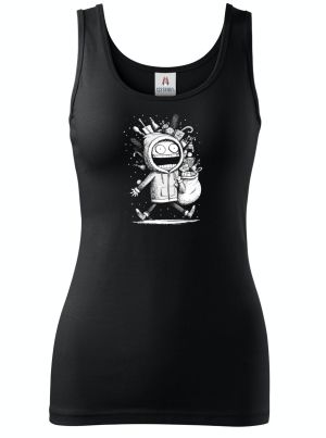 Vánoční šílenství, bílý tisk