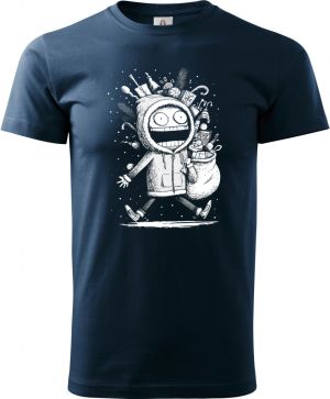 Vánoční šílenství, bílý tisk