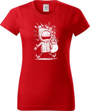 Vánoční šílenství, bílý tisk