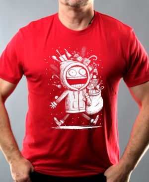 Vánoční šílenství, bílý tisk