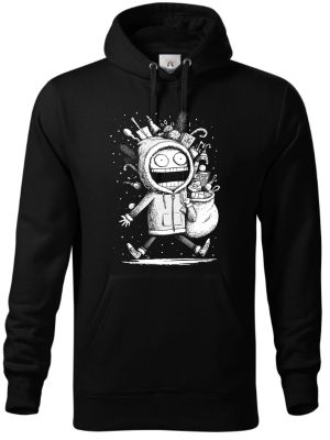 Vánoční šílenství, bílý tisk