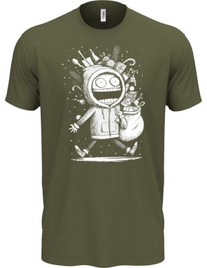 Vánoční šílenství, bílý tisk