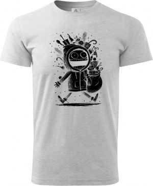 Vánoční šílenství, černý tisk