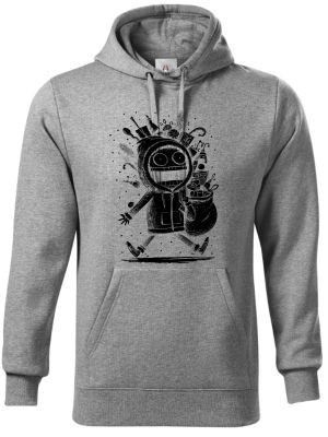 Vánoční šílenství, černý tisk