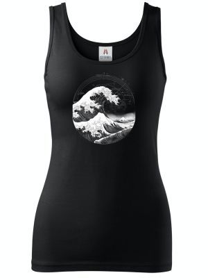 Velká vlna poznání, bílý potisk