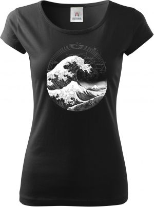 Velká vlna poznání, bílý potisk