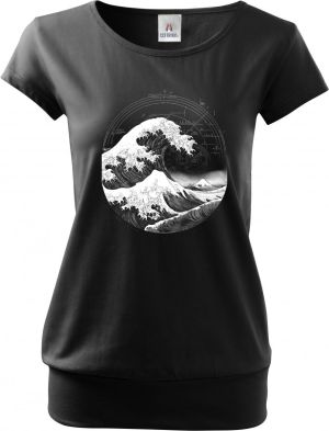 Velká vlna poznání, bílý potisk