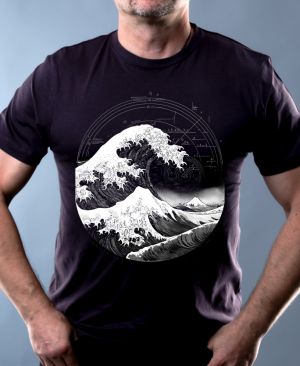 Velká vlna poznání, bílý potisk