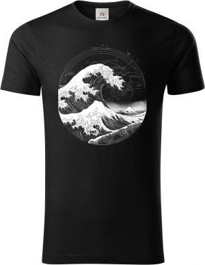 Velká vlna poznání, bílý potisk