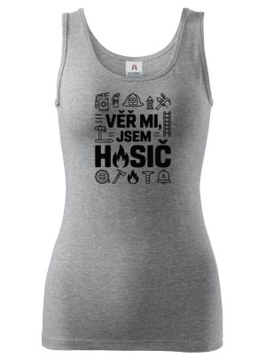 Věř mi, jsem hasič, černý tisk