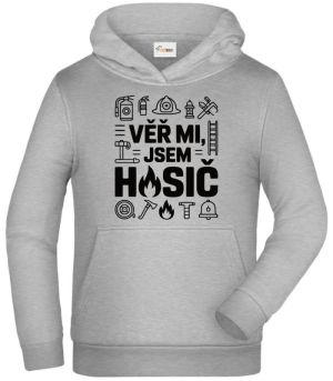 Věř mi, jsem hasič, černý tisk