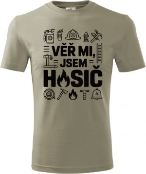 Věř mi, jsem hasič, černý tisk