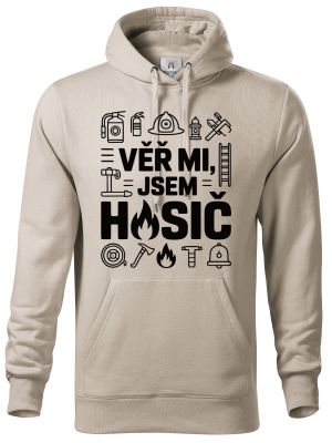 Věř mi, jsem hasič, černý tisk