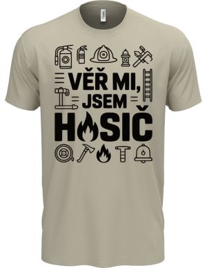 Věř mi, jsem hasič, černý tisk