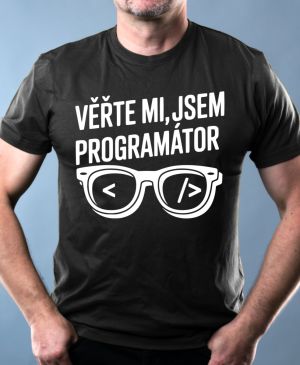 Věřte mi, jsem programátor, bílý tisk