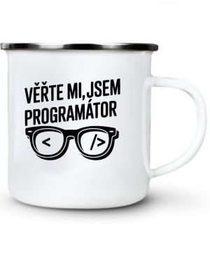 Věřte mi, jsem programátor, bílý tisk