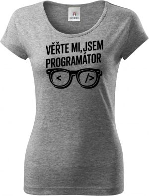 Věřte mi, jsem programátor, černý tisk