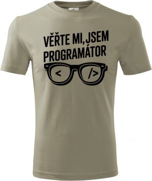 Věřte mi, jsem programátor, černý tisk