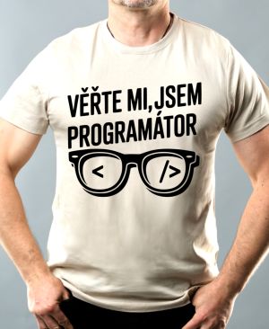 Věřte mi, jsem programátor, černý tisk