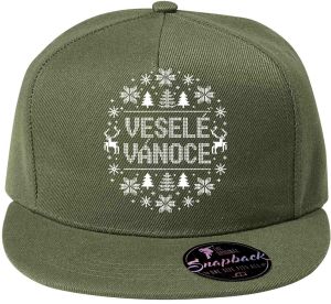 Veselé Vánoce, bílý tisk