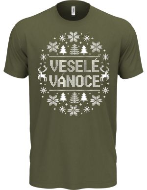 Veselé Vánoce, bílý tisk