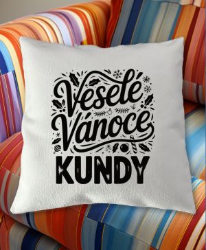 Veselé Vánoce, černý tisk