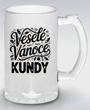 Veselé Vánoce, černý tisk