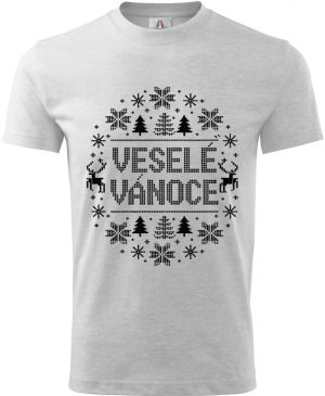 Veselé Vánoce, černý tisk