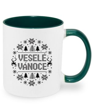Veselé Vánoce, černý tisk