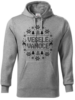 Veselé Vánoce, černý tisk