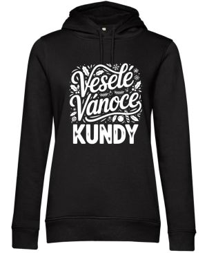 Veselé Vánoce kundy, bílý tisk