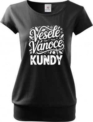 Veselé Vánoce kundy, bílý tisk