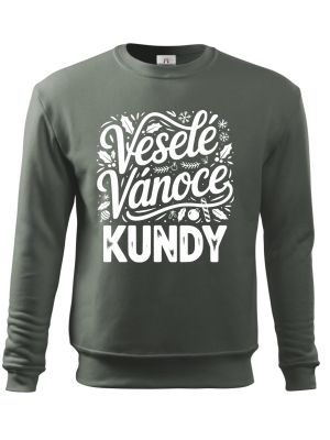 Veselé Vánoce kundy, bílý tisk