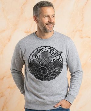 Vesmírná krajina, černý tisk