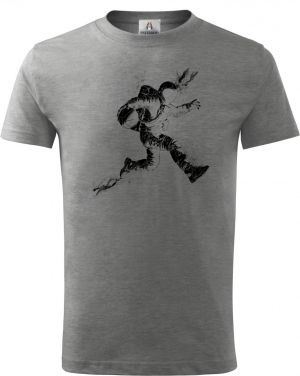 Vesmírný basket, V1, černý potisk