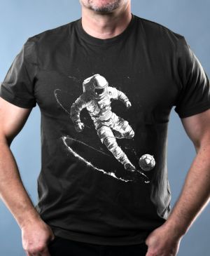 Vesmírný fotbal, V1, bílý potisk