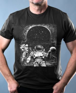 Vesmírný objevitel, bílý tisk