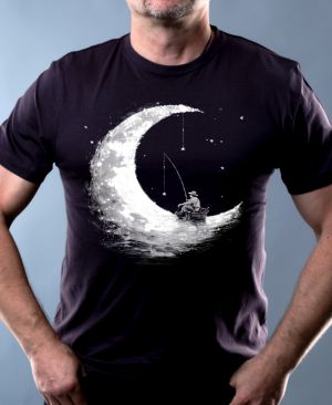 Vesmírný úlovek, bílý potisk