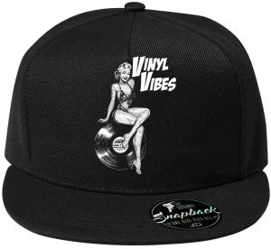 Vinyl Vibes, bílý potisk