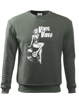 Vinyl Vibes, bílý potisk