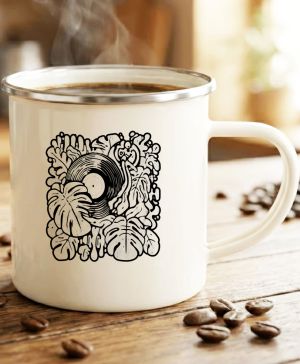 Vinylová džungle, černý tisk