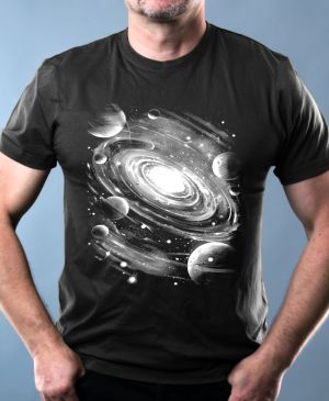 Vír galaxií, bílý tisk