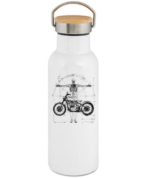 Vitruviánský motorkář, černý tisk