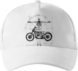 Vitruviánský motorkář, černý tisk