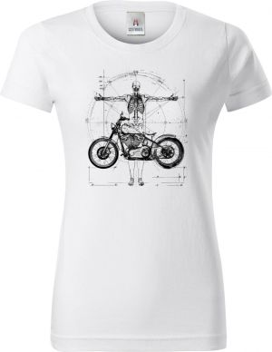 Vitruviánský motorkář, černý tisk