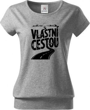 Vlastní cestou, černý potisk