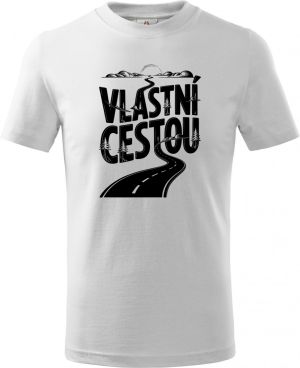Vlastní cestou, černý potisk