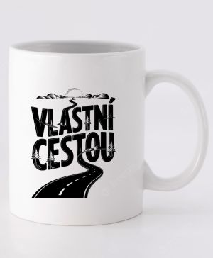 Vlastní cestou, černý potisk