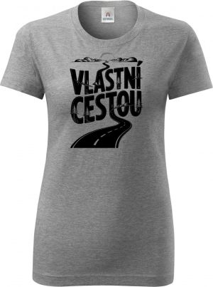 Vlastní cestou, černý potisk